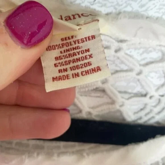 Sundance White Shadow Dance Open Crotchet Short Sleeve Top - Picture 7 of 10